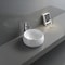 Ruvati 12" Bathroom Vessel Sink Round White Circular Above Counter Ceramic RVB0312 - alternate 5